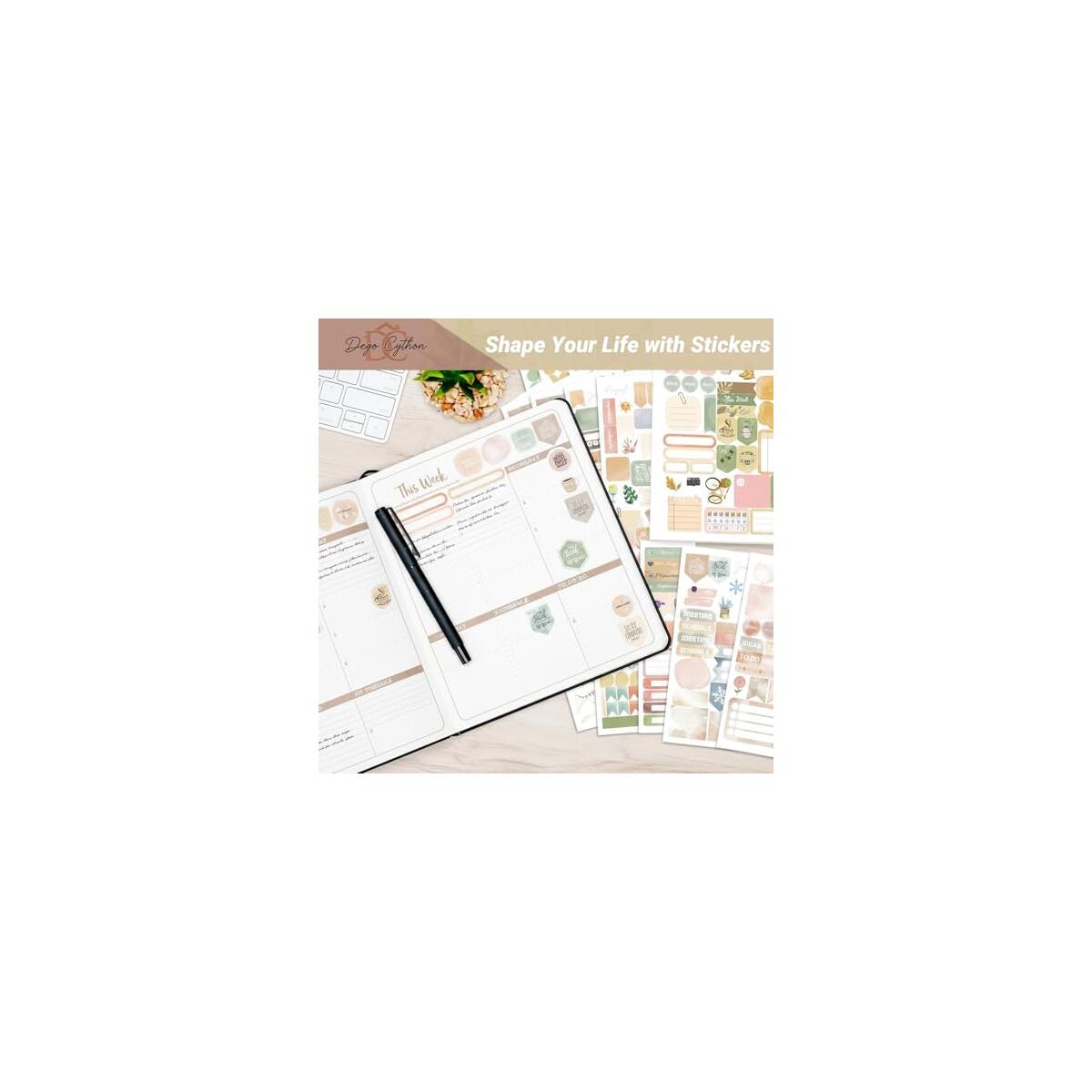 Aesthetic Planner Stickers 2 Deal - RebateKey
