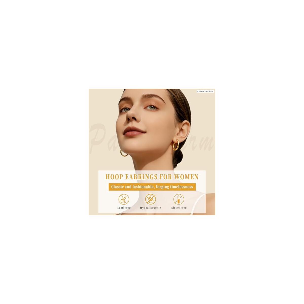 Mm Gold Earrings Post Deals - RebateKey