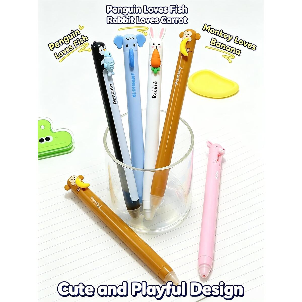 Cute Animal Erasable Gel 3 Promo Code - RebateKey