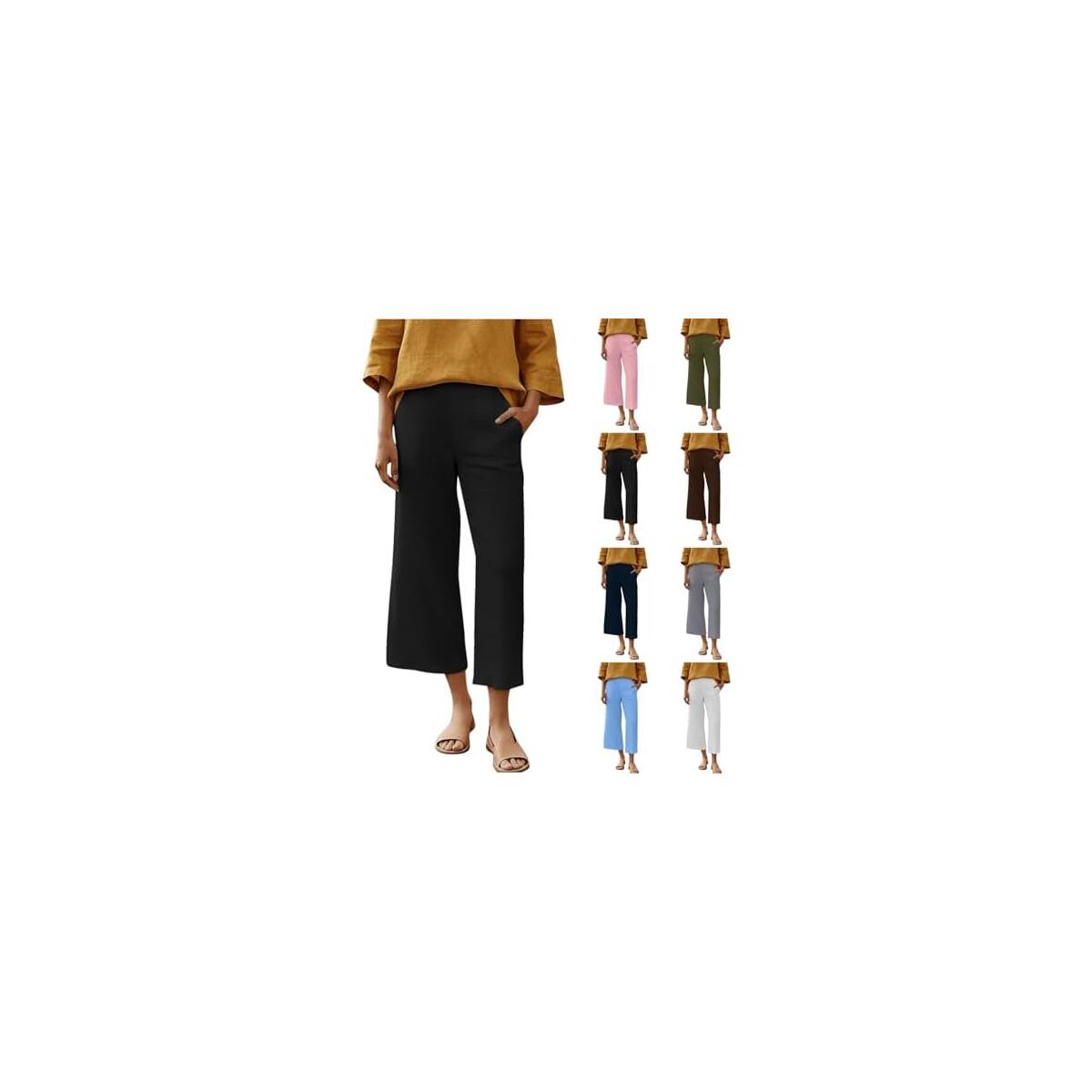 Linen Capri Pants 1 Deals - RebateKey