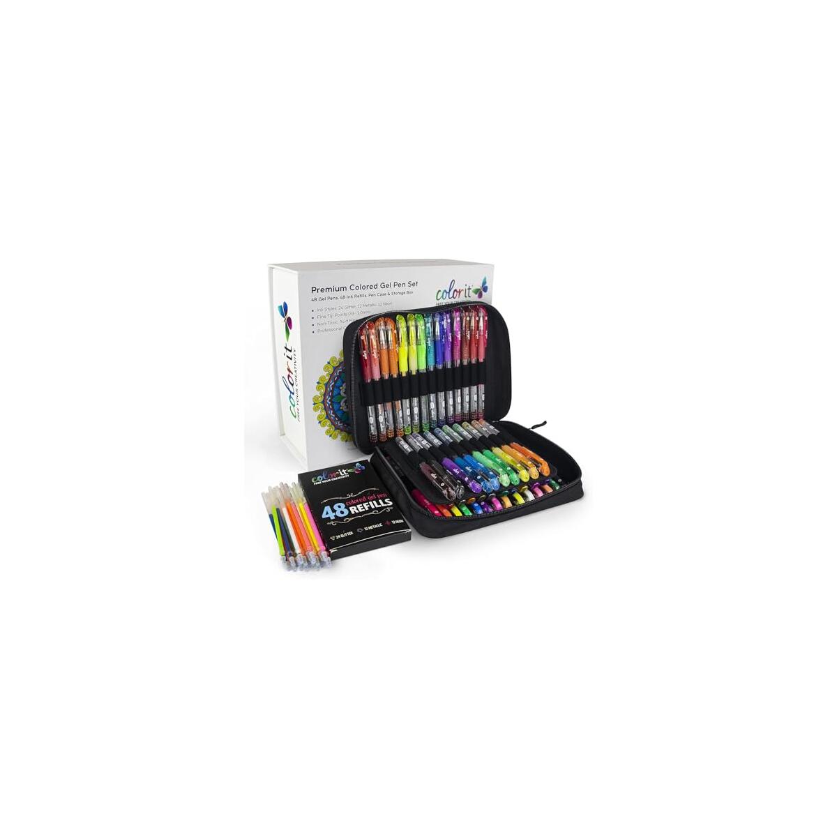 Colorit Glitter Gel Pens Deals - RebateKey