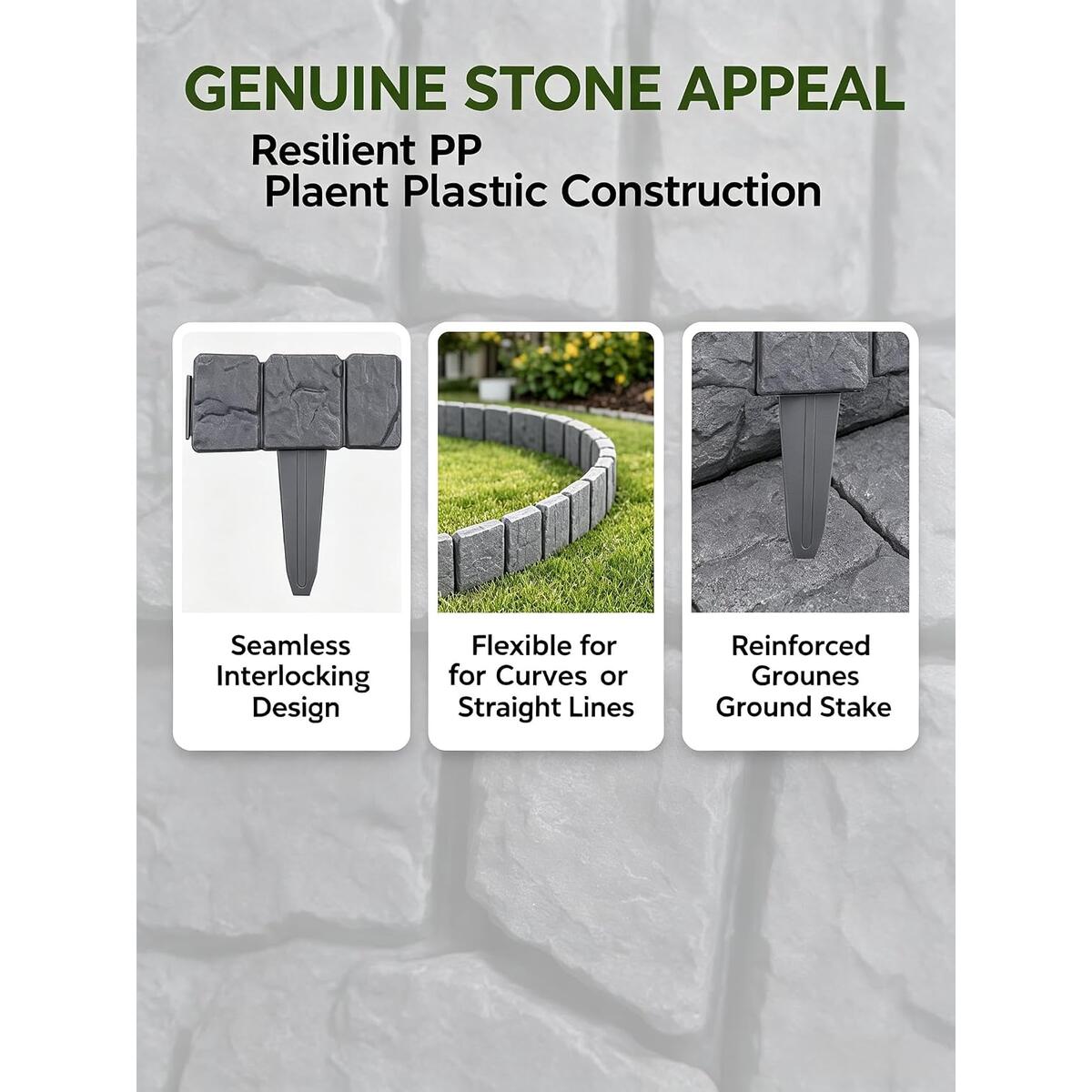 Imitation Stone Garden Fence Deals - RebateKey