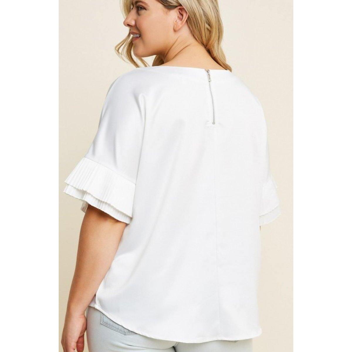 Pleated Tier Sleeve Top Promo Codes - RebateKey