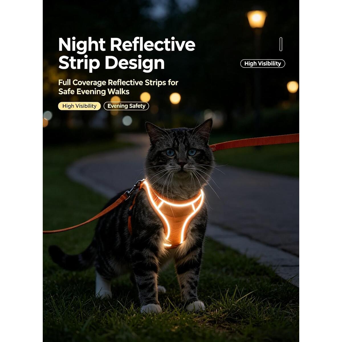 Cat Harness With Reflective 1 Coupons - RebateKey