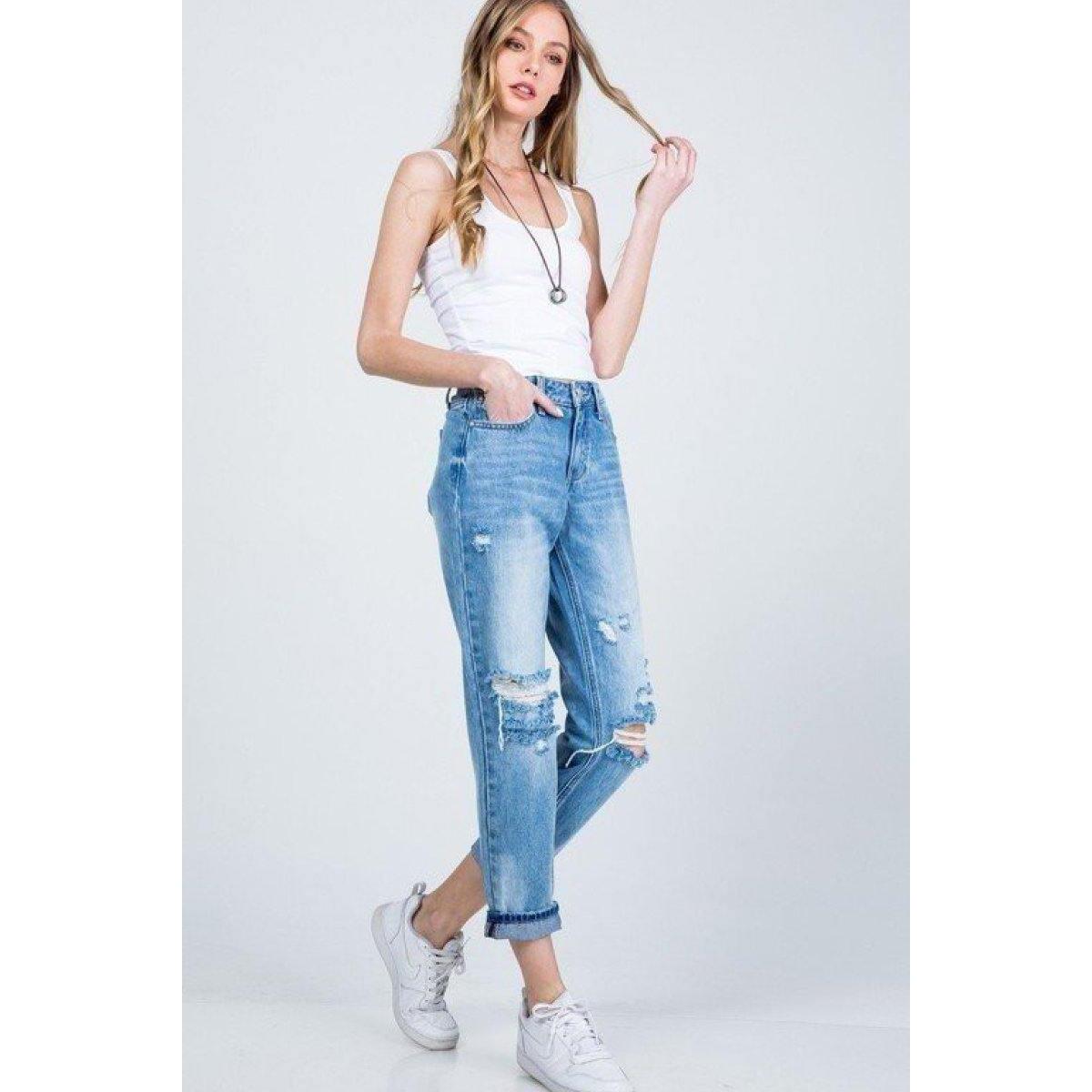 Mid Rise Relaxed Skinny Deal - RebateKey