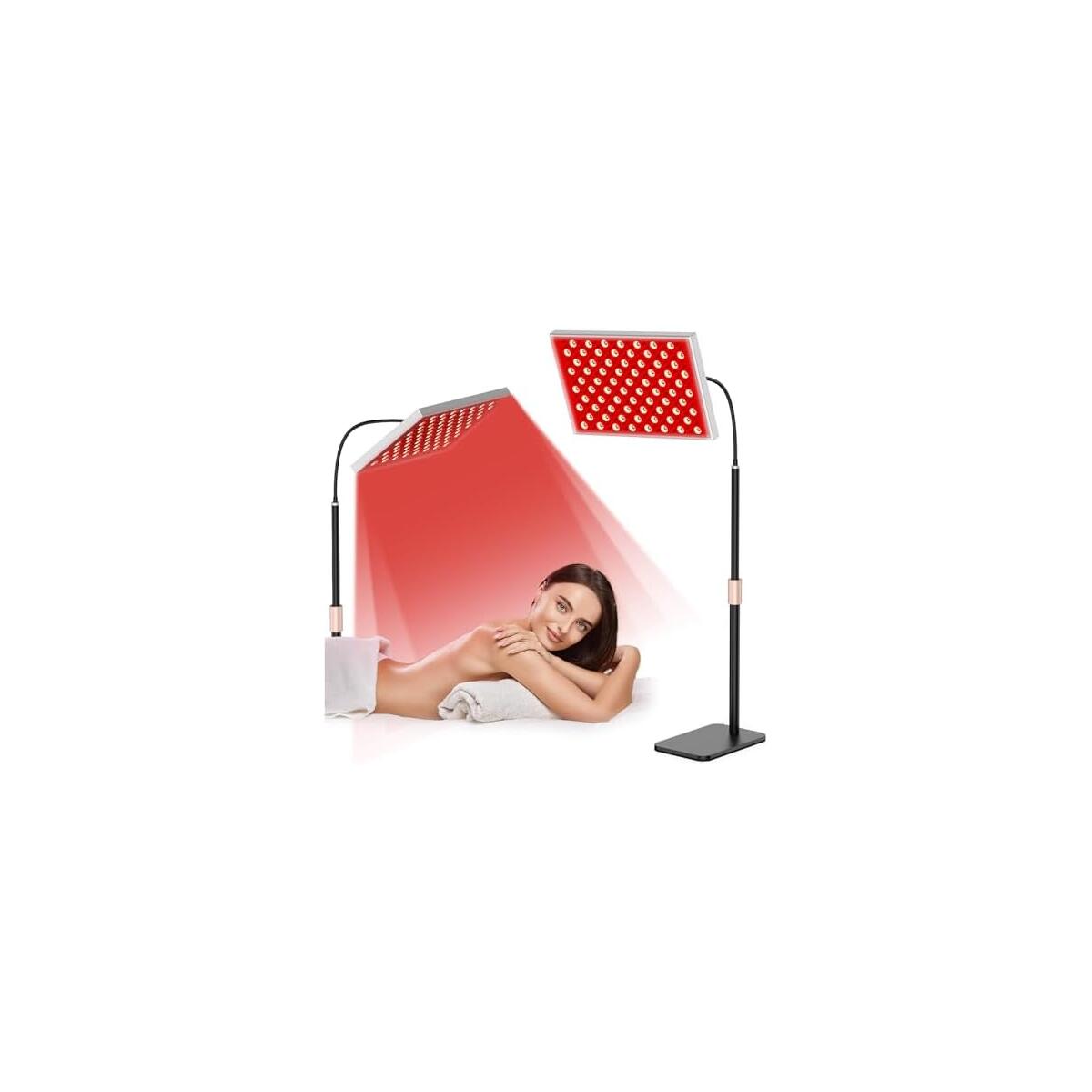Red Light Therapy for Body, Infrared Light Therapy Panel Lamp with Stand, 660nm and 850nm Near Infrared LED Red Lights Therapy Device at Home for Face and Body