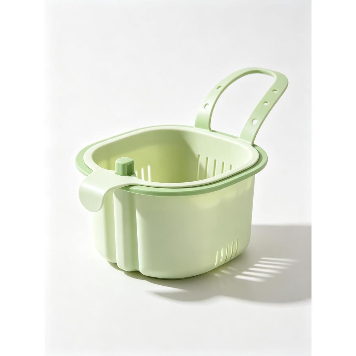 Faucet Hanging Sink Strainer Basket with Press-Release Base