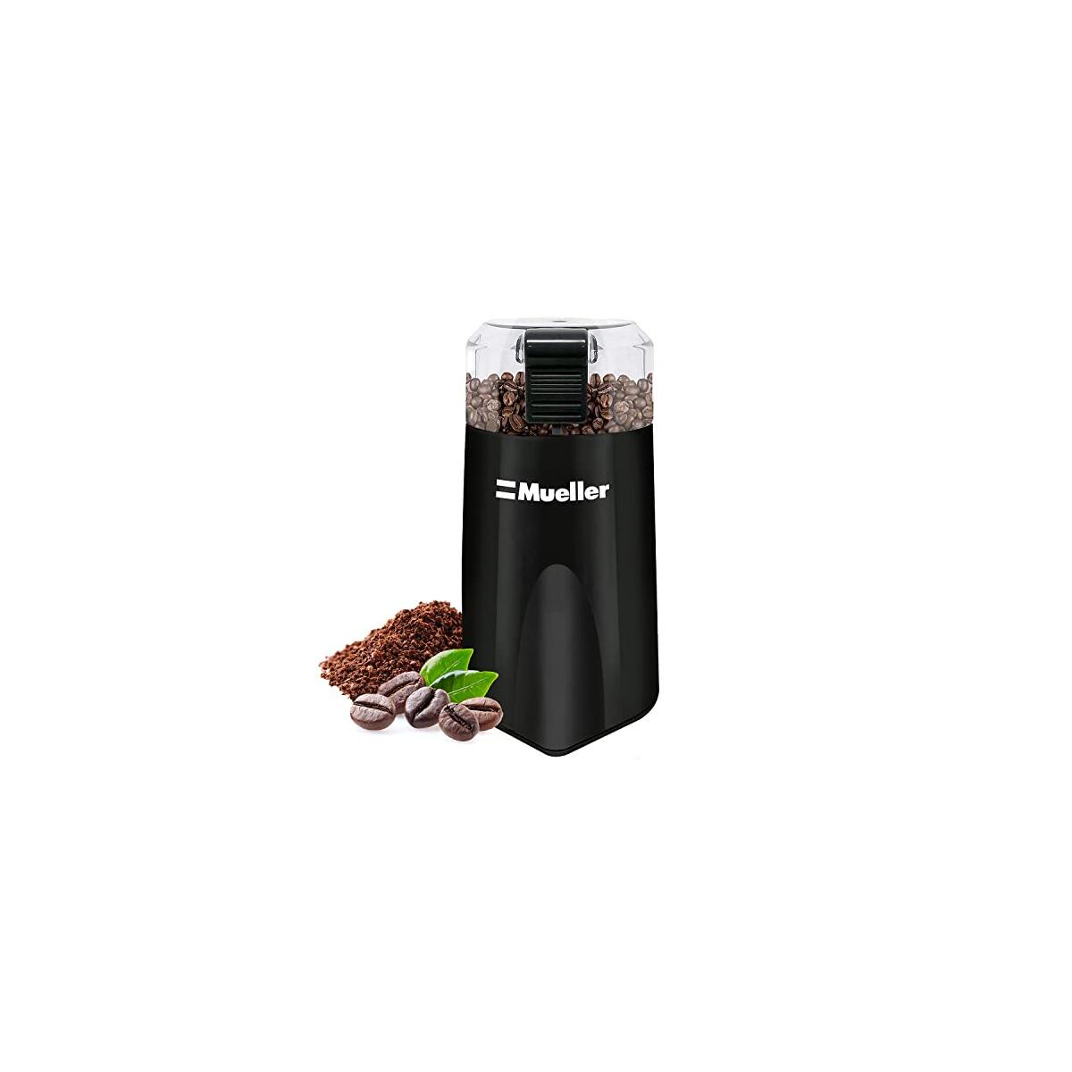 Mueller Living HyperGrind Precision Electric Spice/Coffee Grinder Mill with Large Grinding Capacity and Powerful Motor also for Spices, Herbs, Nuts, Grains, Black