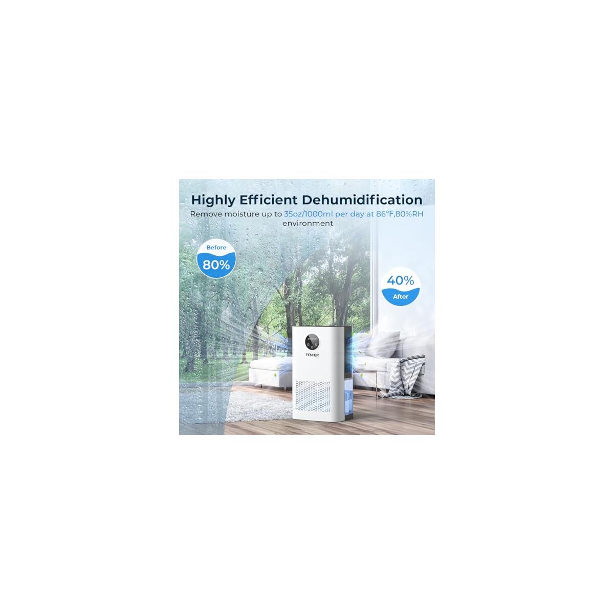 Tenker Dehumidifier For Home Coupon - RebateKey