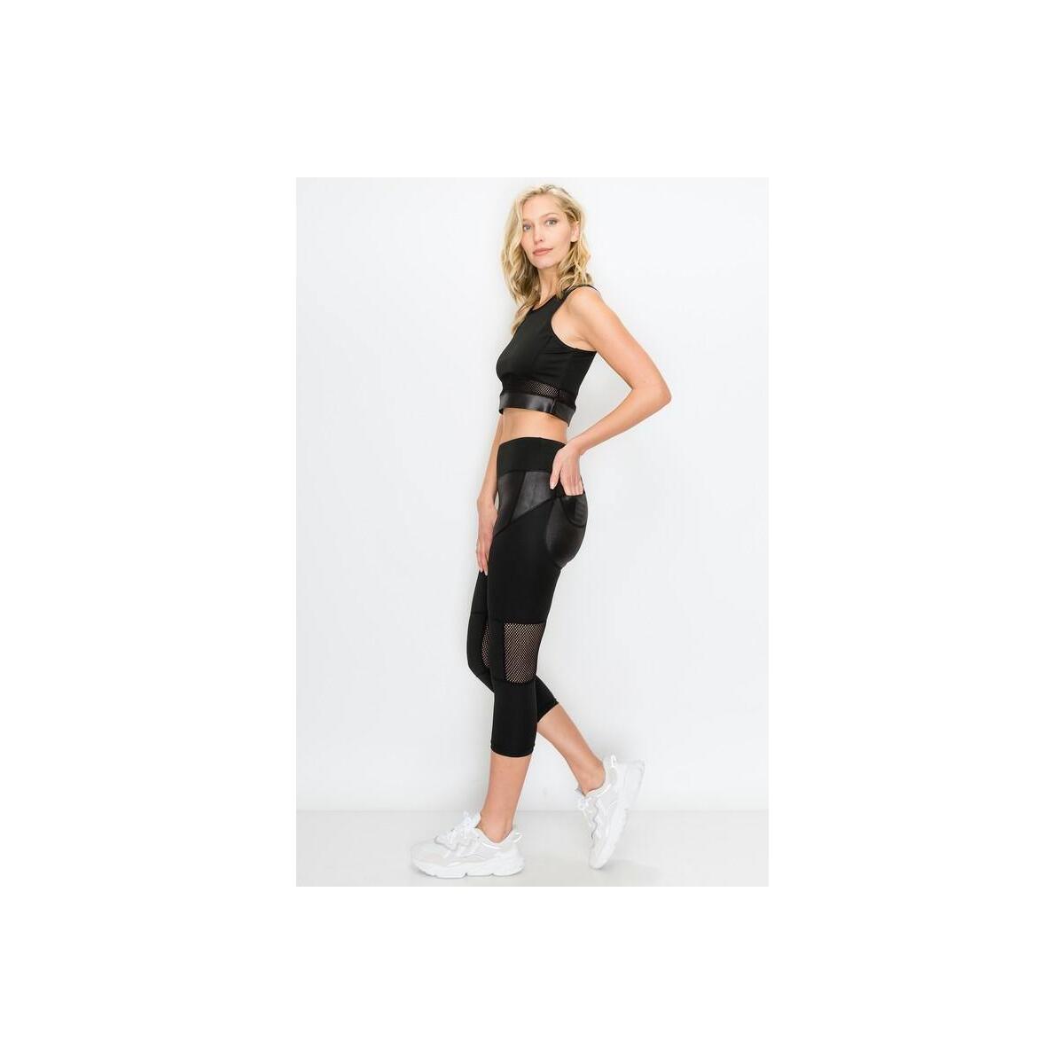 Sheer Mesh Top Capri 4 Coupon - RebateKey