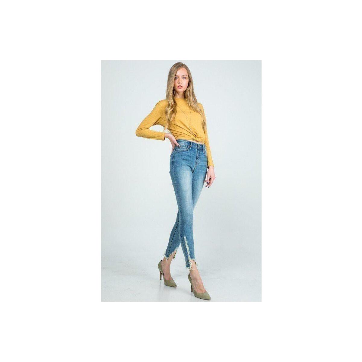 Everyday Distressed Hem Mid Coupon - RebateKey