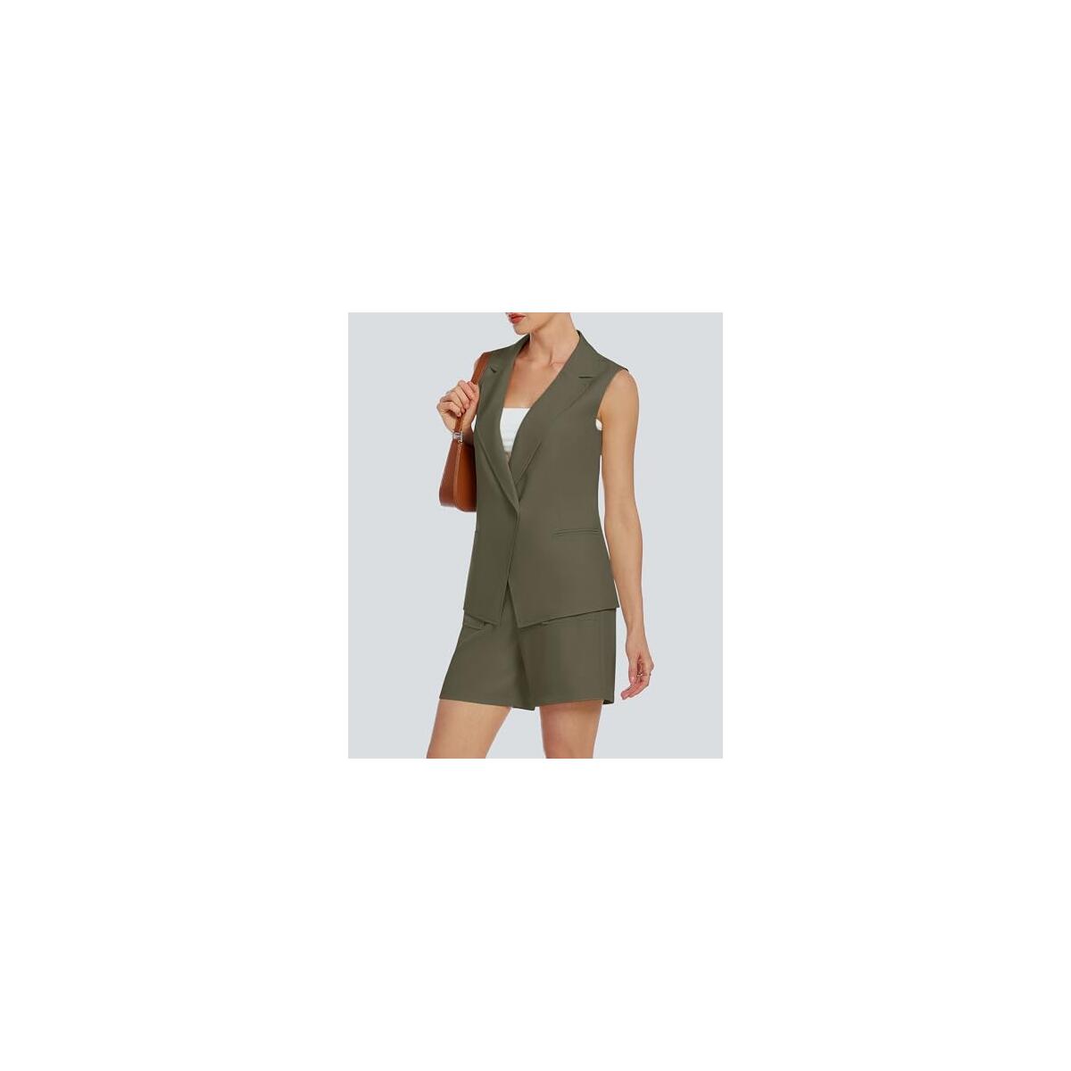 Two Piece Short Sets For Women Blazer Suit Single Coupons - RebateKey