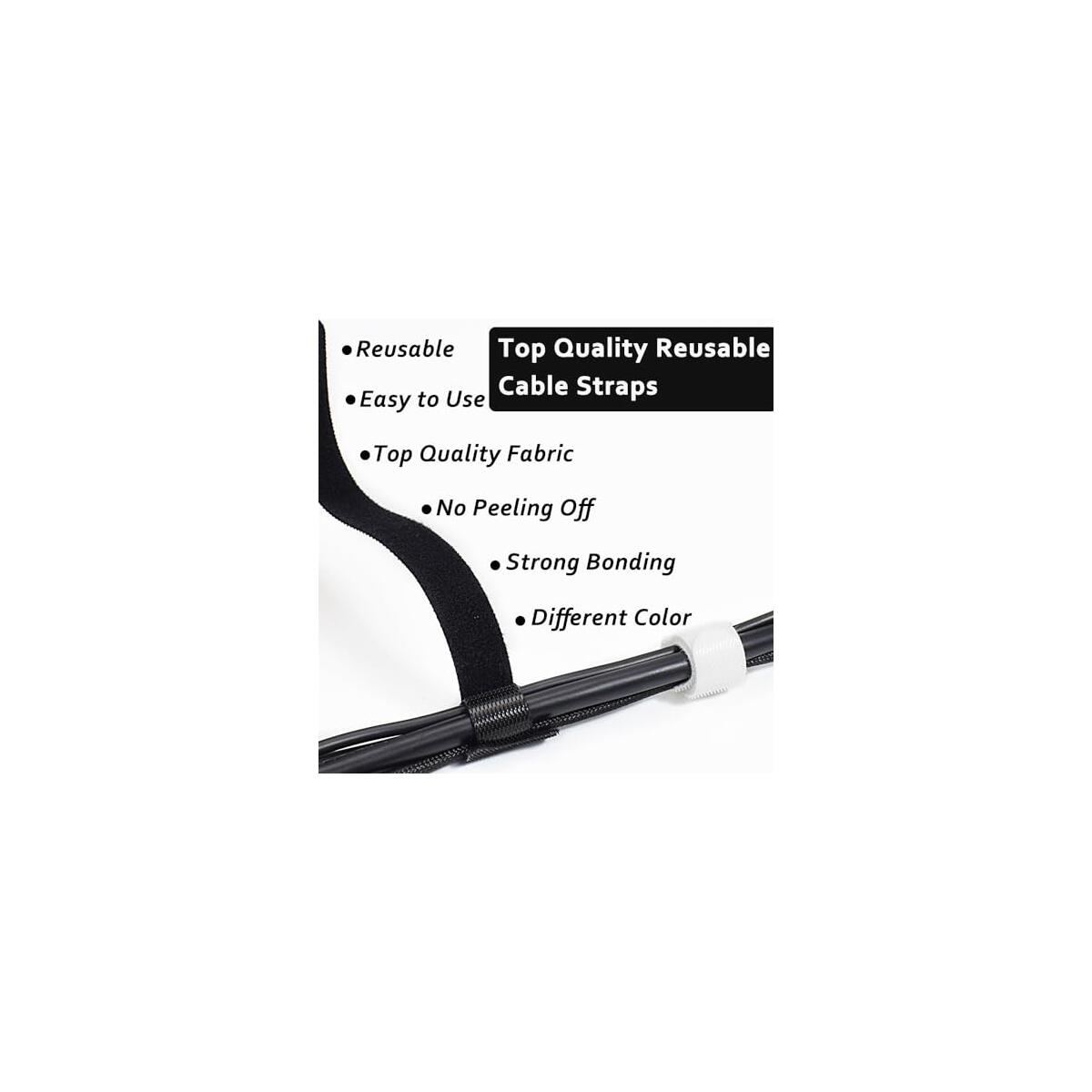 70pcs Cable Ties Reusable Black Promo Codes - RebateKey
