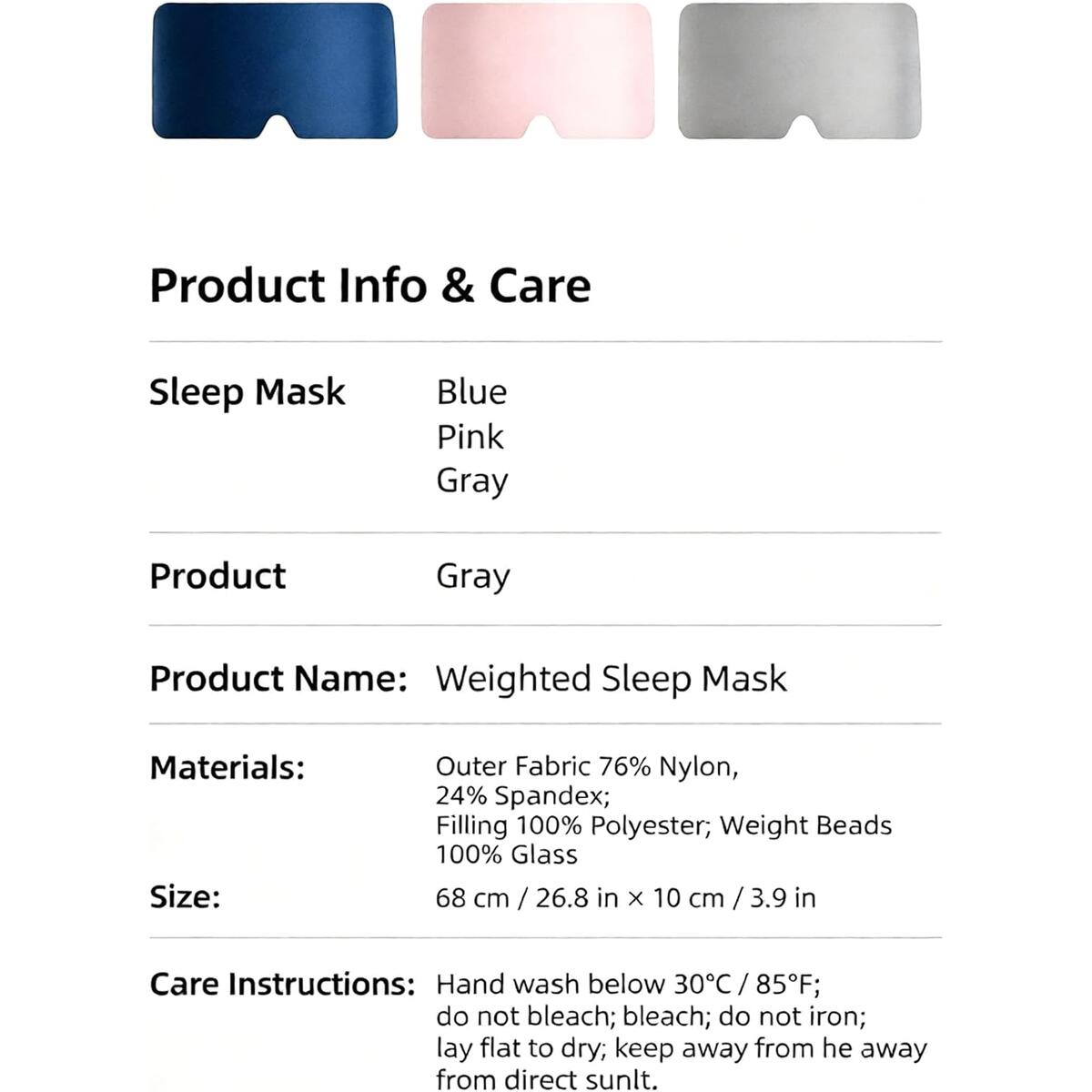 Weighted Sleep Mask D Promo Code - RebateKey