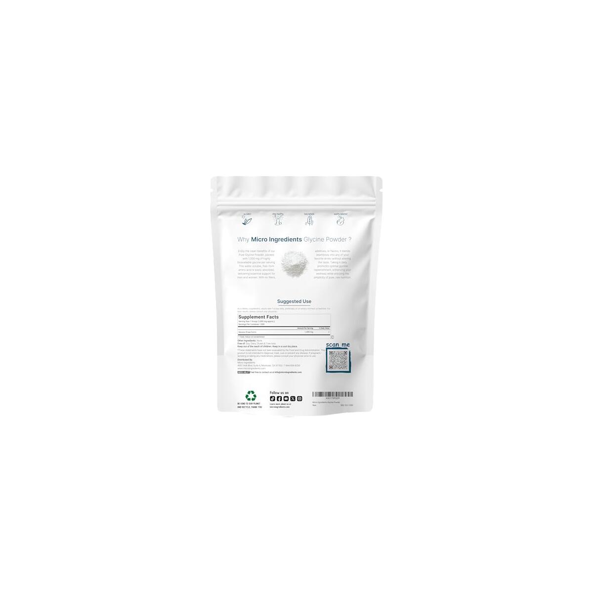 Micro Ingredients Glycine Powder Promo Codes - RebateKey