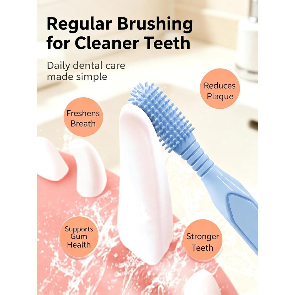 Silicone Double Headed Pet Toothbrush Coupon - RebateKey