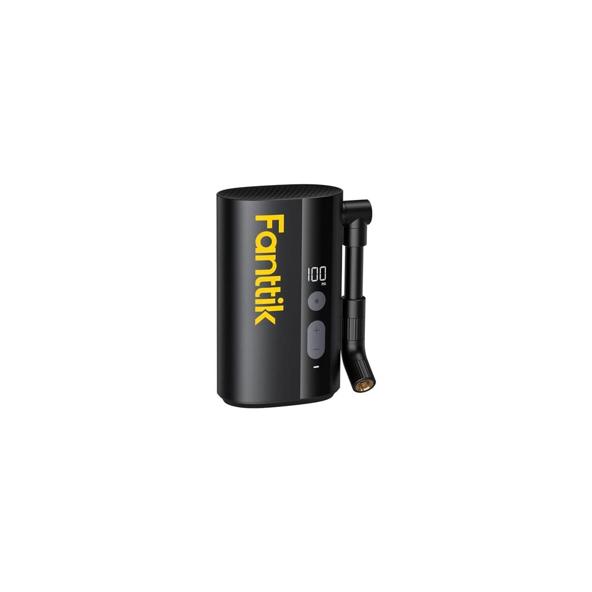 Fanttik X9 Ace Mini Bike Pump, 32s Fast Inflate Bike Pump with Gauge, 150PSI Electric Air Pump with Presta and Schrader Valve, Suitable for Mountain Bike, Road Bike, Electric Bike, MTB