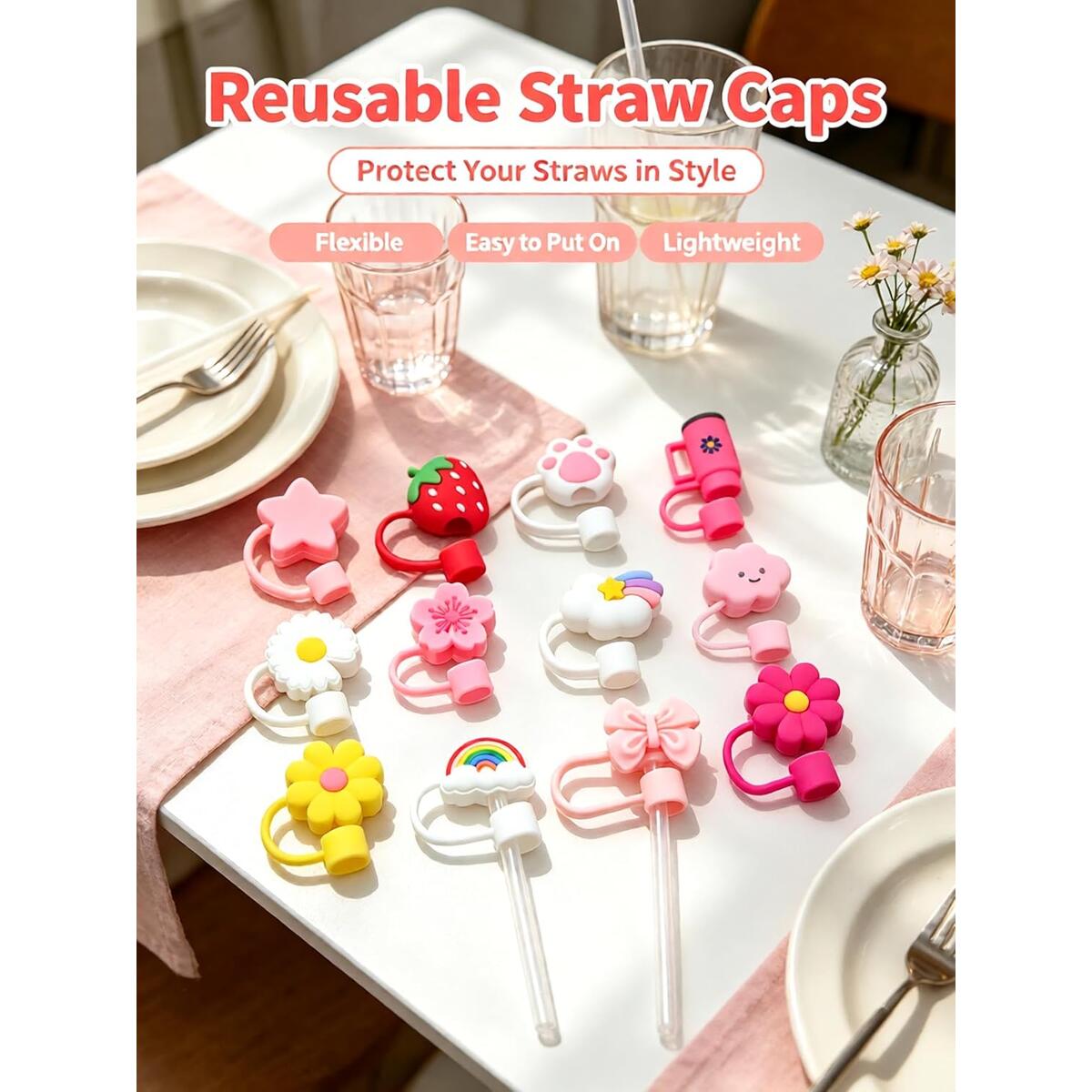 Silicone Straw Toppers For Promo Code - RebateKey