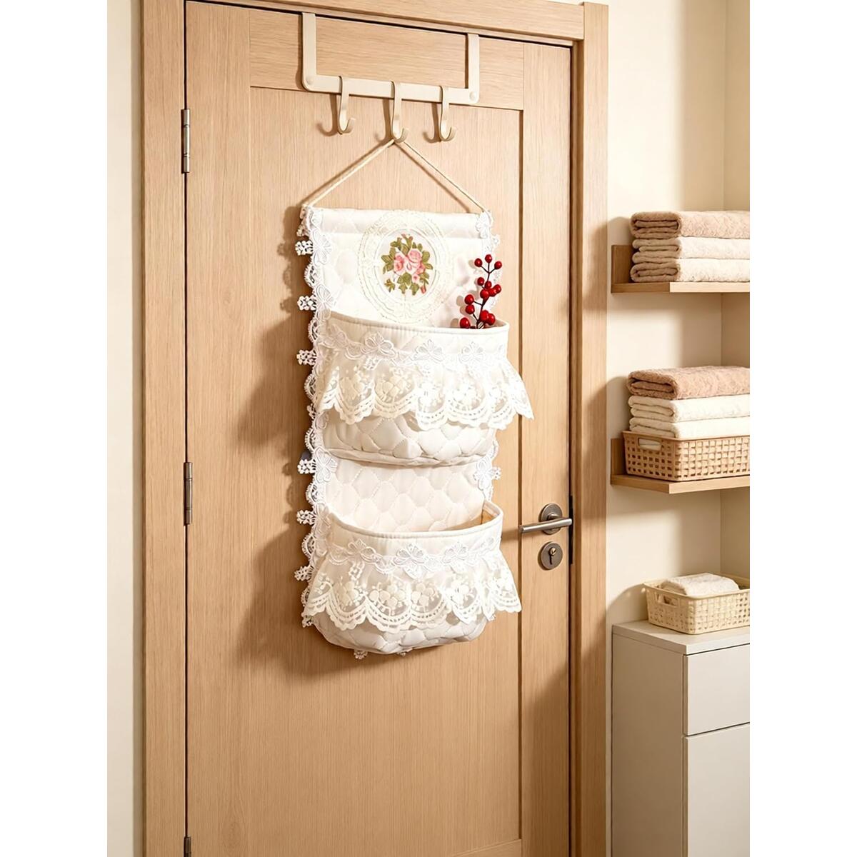 French Style Lace Wall Mounted Fabric Deal - RebateKey