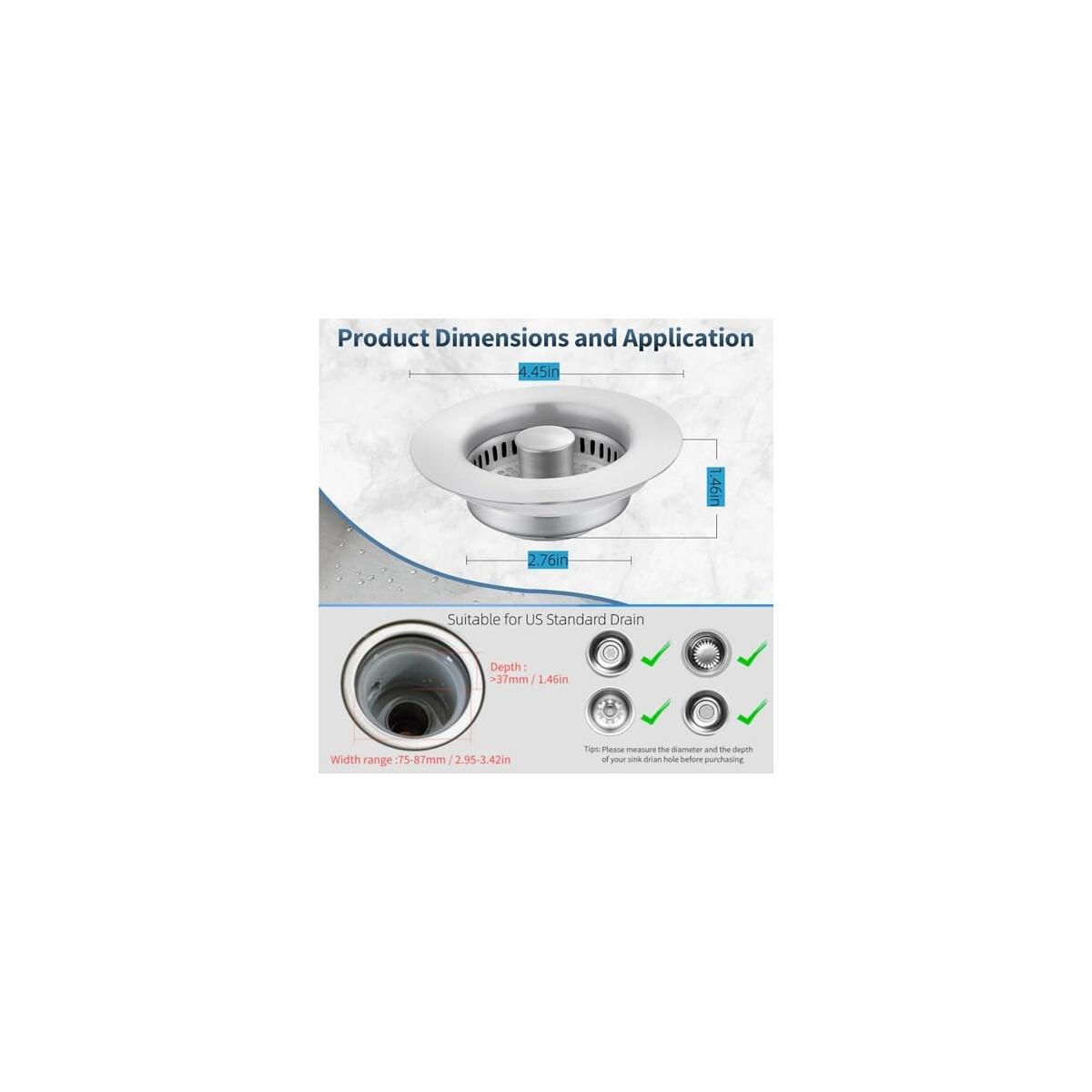 3 In 1 Kitchen Sink Strainer Stopper Promo Code - RebateKey