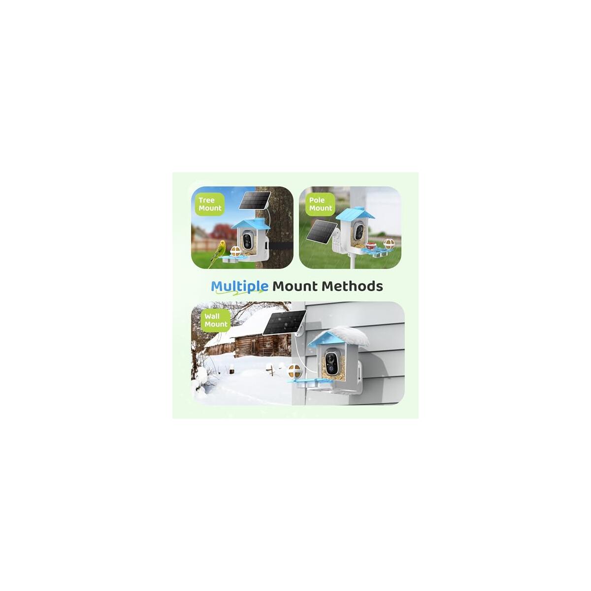 Smart Bird Feeder With Camera Solar Powered Deals - RebateKey