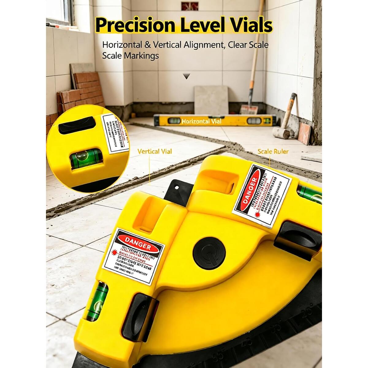 90 Degree Laser Level Right Angle Layout Tool