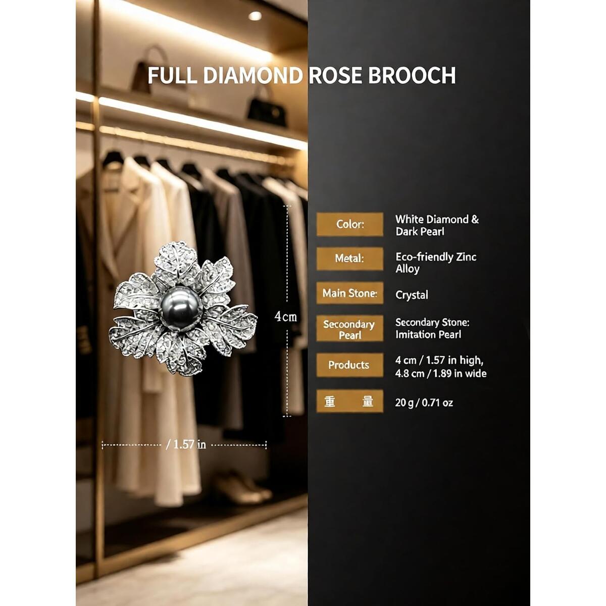 Rhinestone Flower Brooch Coupons - RebateKey