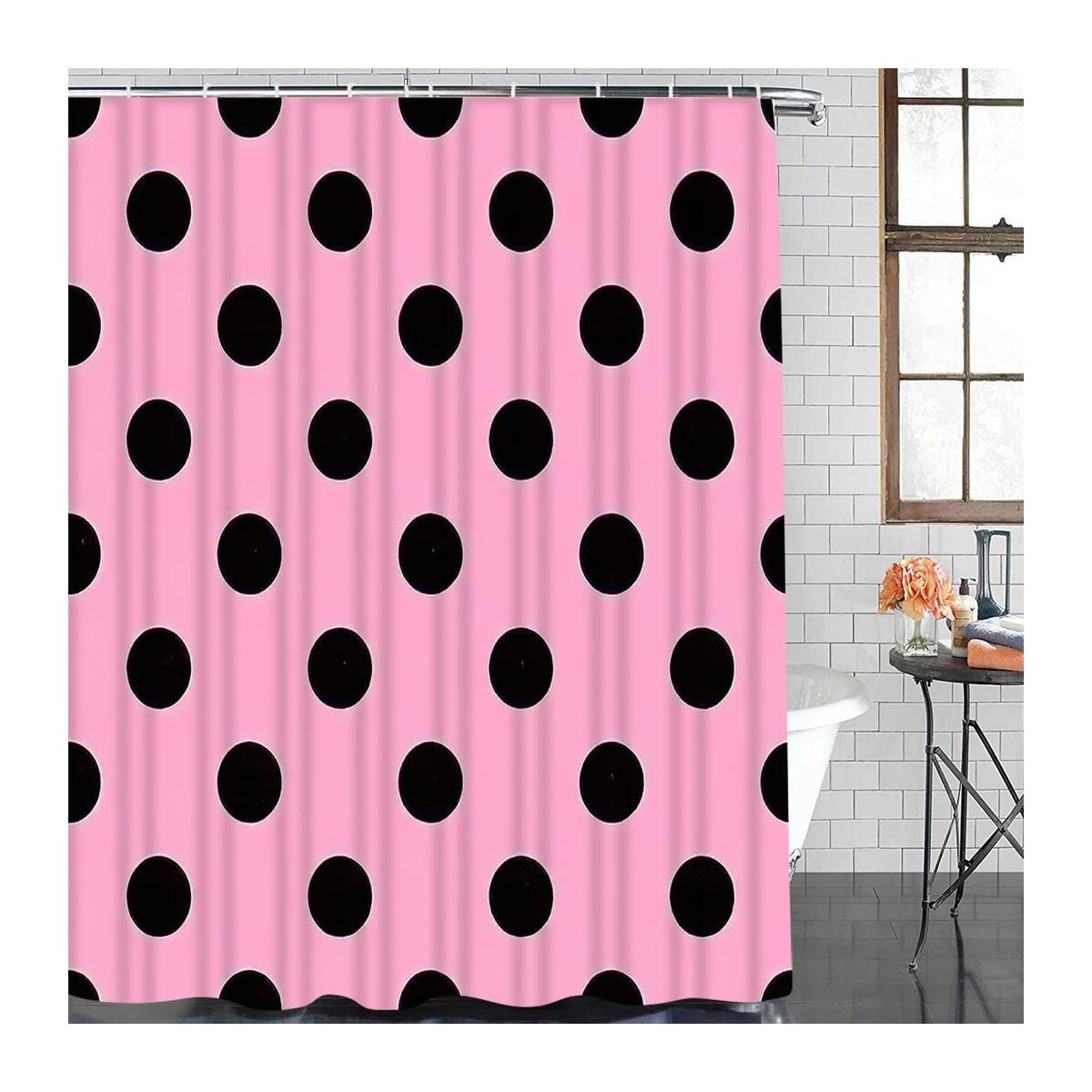 Pink Black Shower Curtain Coupon - RebateKey