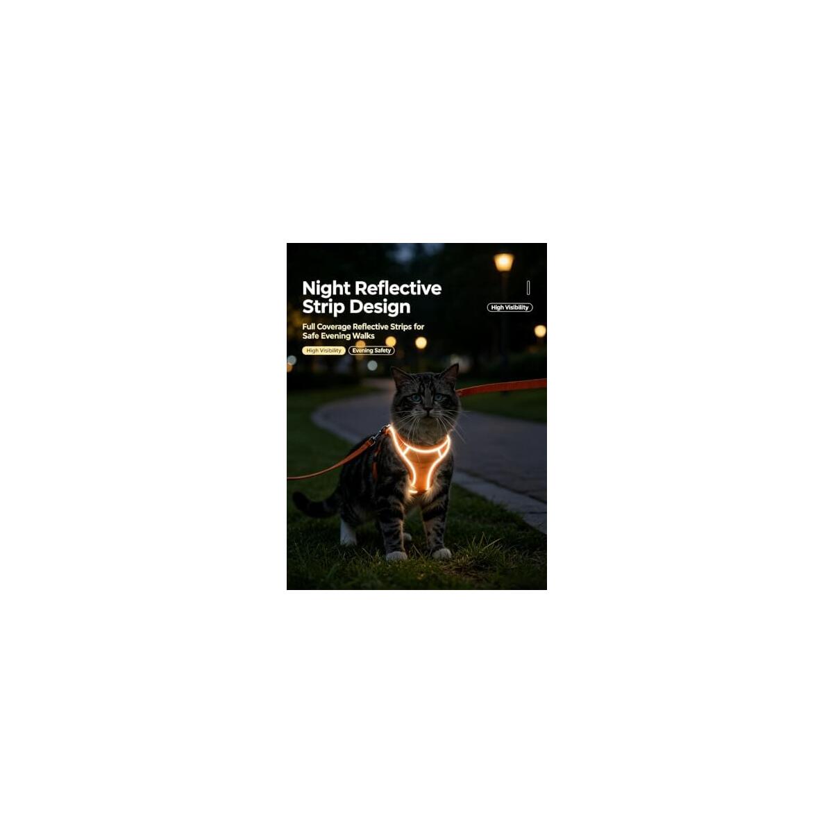 Cat Harness With Reflective Deal - RebateKey