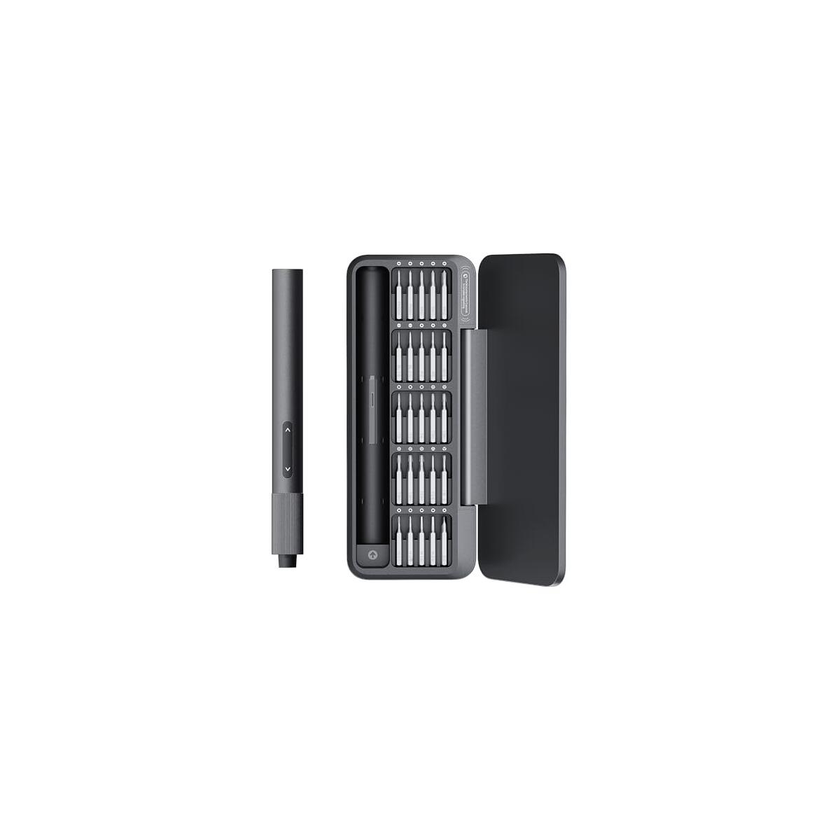 HOTO 25-in-1 Mini Electric Screwdriver, 3.7V Precision Screwdriver Set, USB-C Rechargeable, Compact Magnetic Tool for Phone, Laptop, Camera, DIY Projects, Electronics Repair