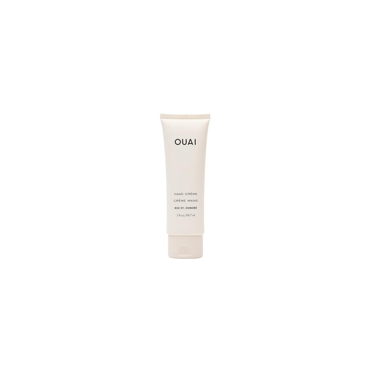 OUAI Hand Cream - Thick, Creamy Balm with Coconut Oil, Murumuru Butter and Shea Butter - Hydrating Moisturizer for Soft Hands - Use Daily to Deeply Nourish Skin (3 Oz)
