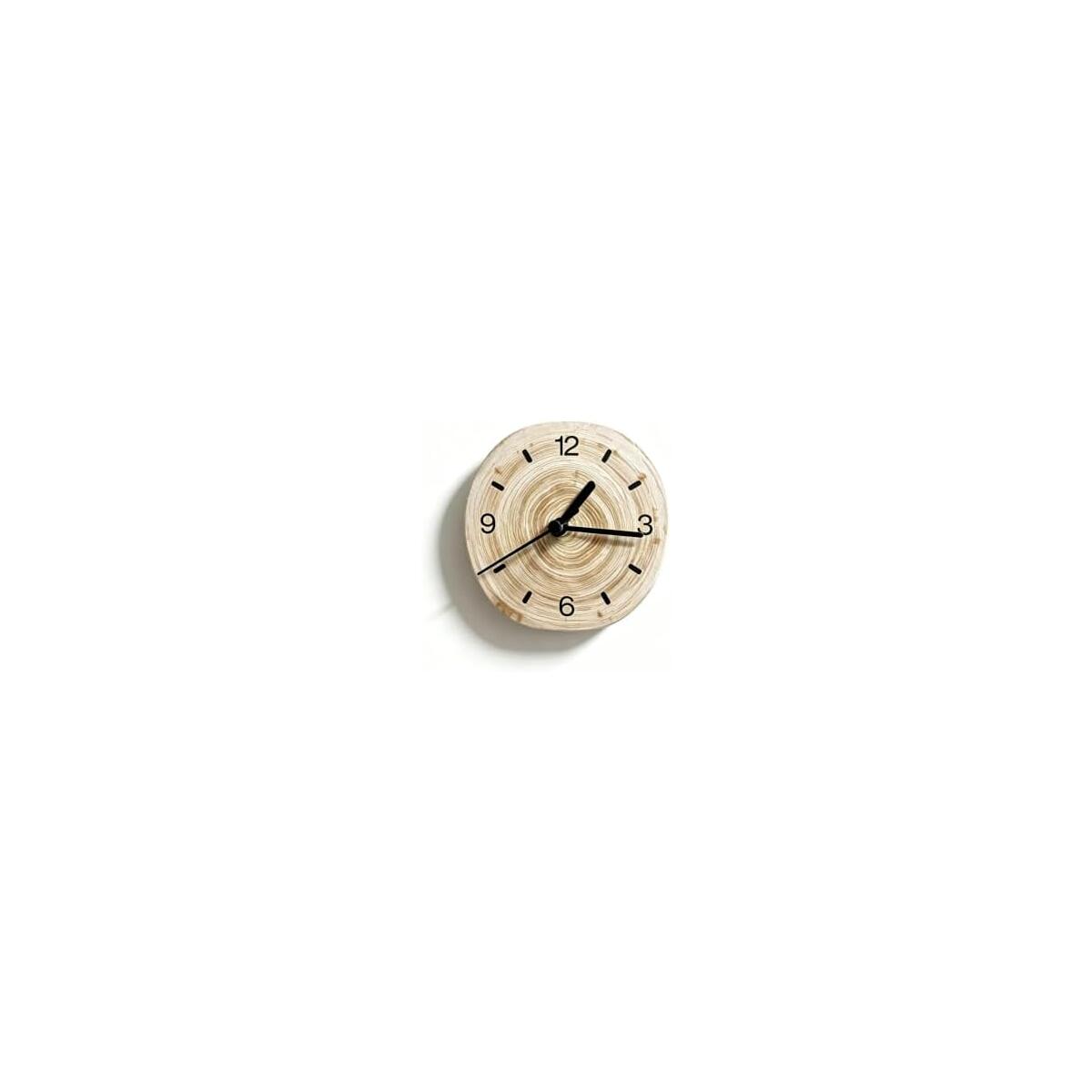 Magnetic Fridge Clock with Silent Quartz Movement, 4 Inch