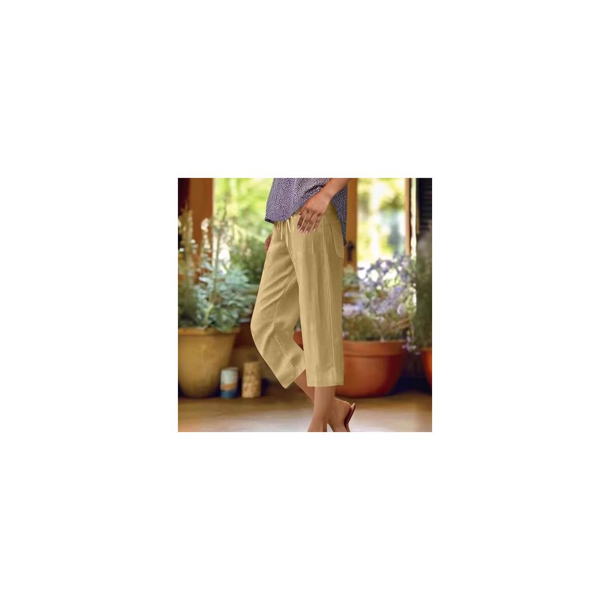 Linen Capri Pants Deal - RebateKey