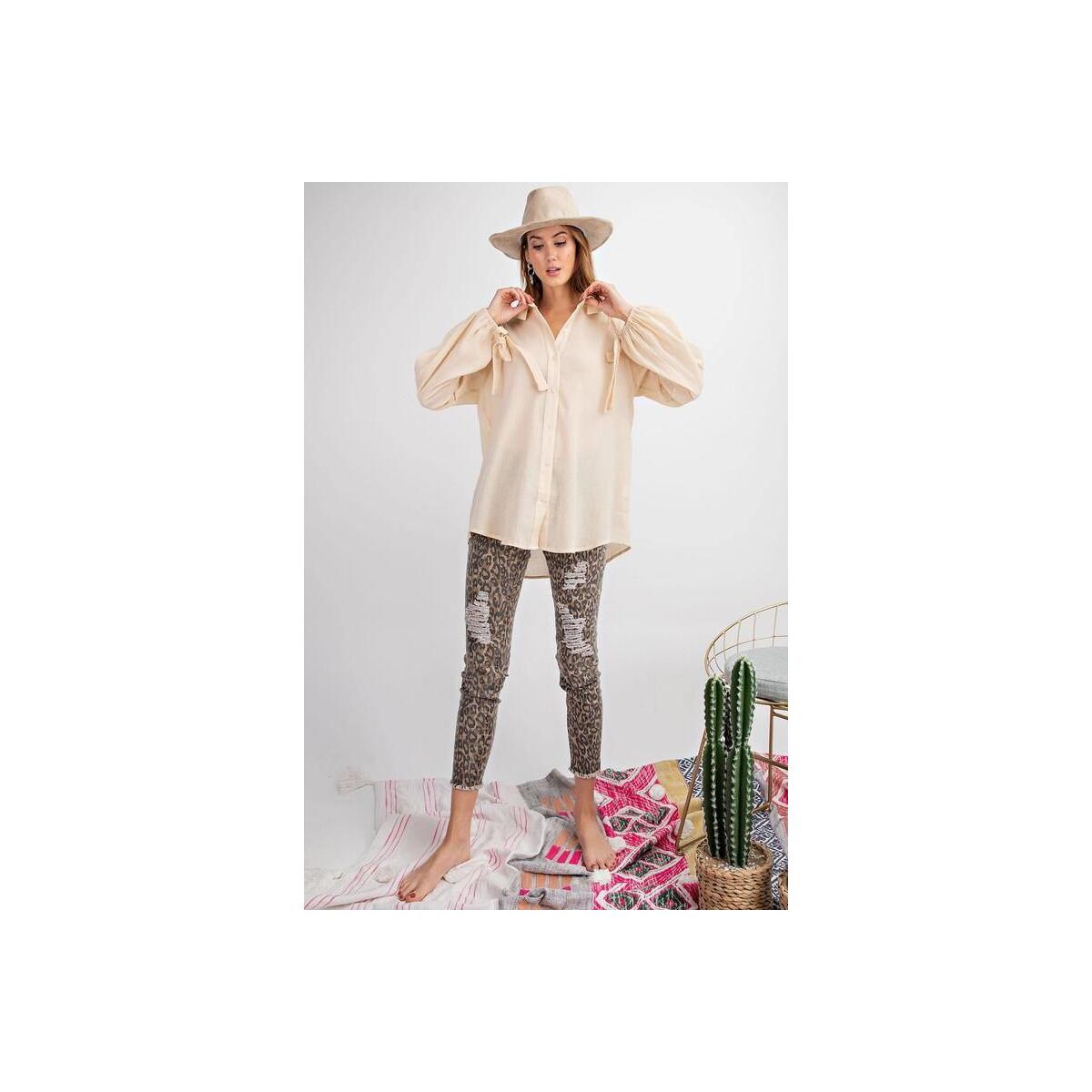 Modern Crisp Cotton Blouse Coupon - RebateKey