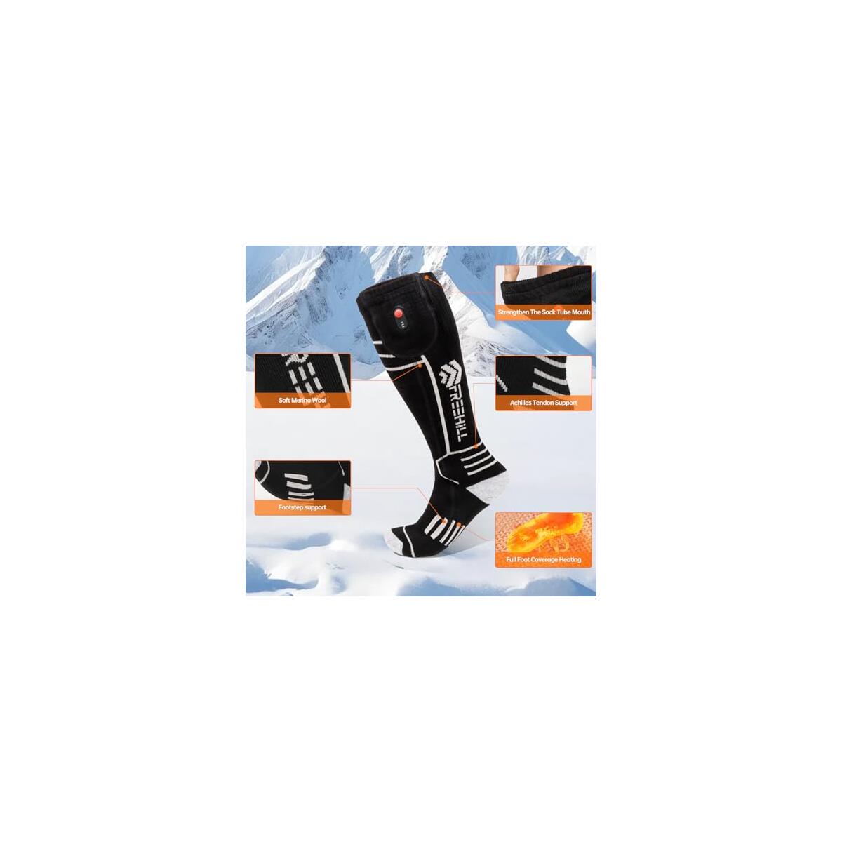 Wool Heated Socks For Men Women Coupons - RebateKey