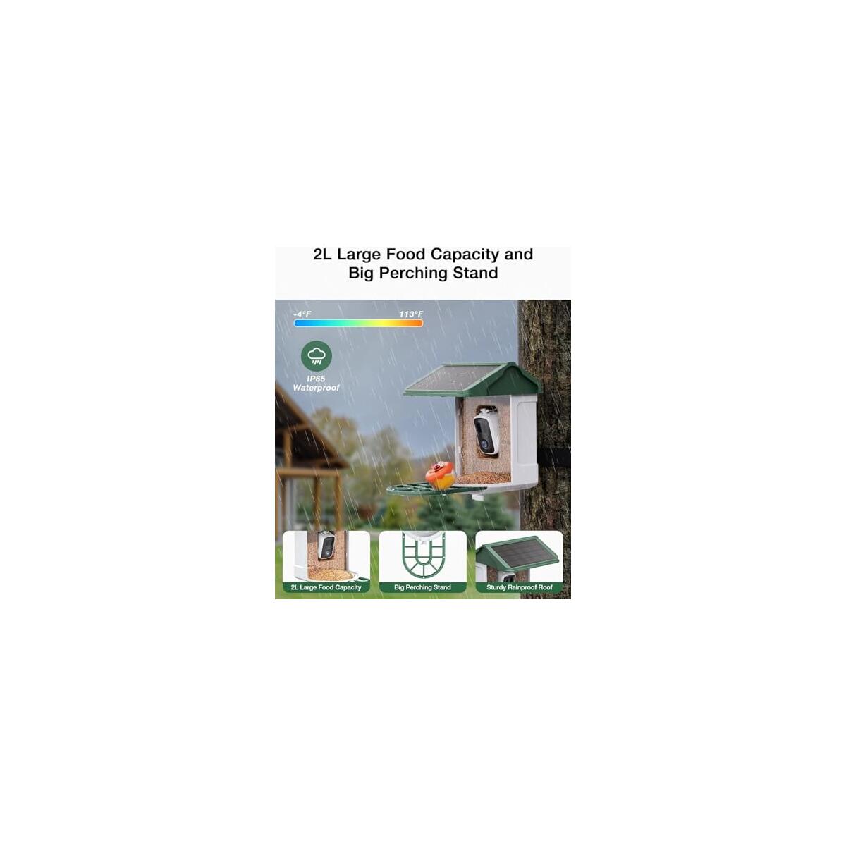 Bird Feeder With Camera 2k Live Video 3 Promo Code - RebateKey
