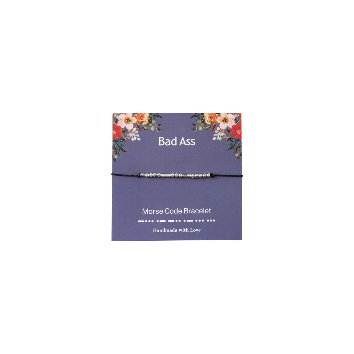 Morse Code Bracelets: Funny Inspirational Gifts for Women Sisters - Birthday Graduation Friendship Gifts for Her