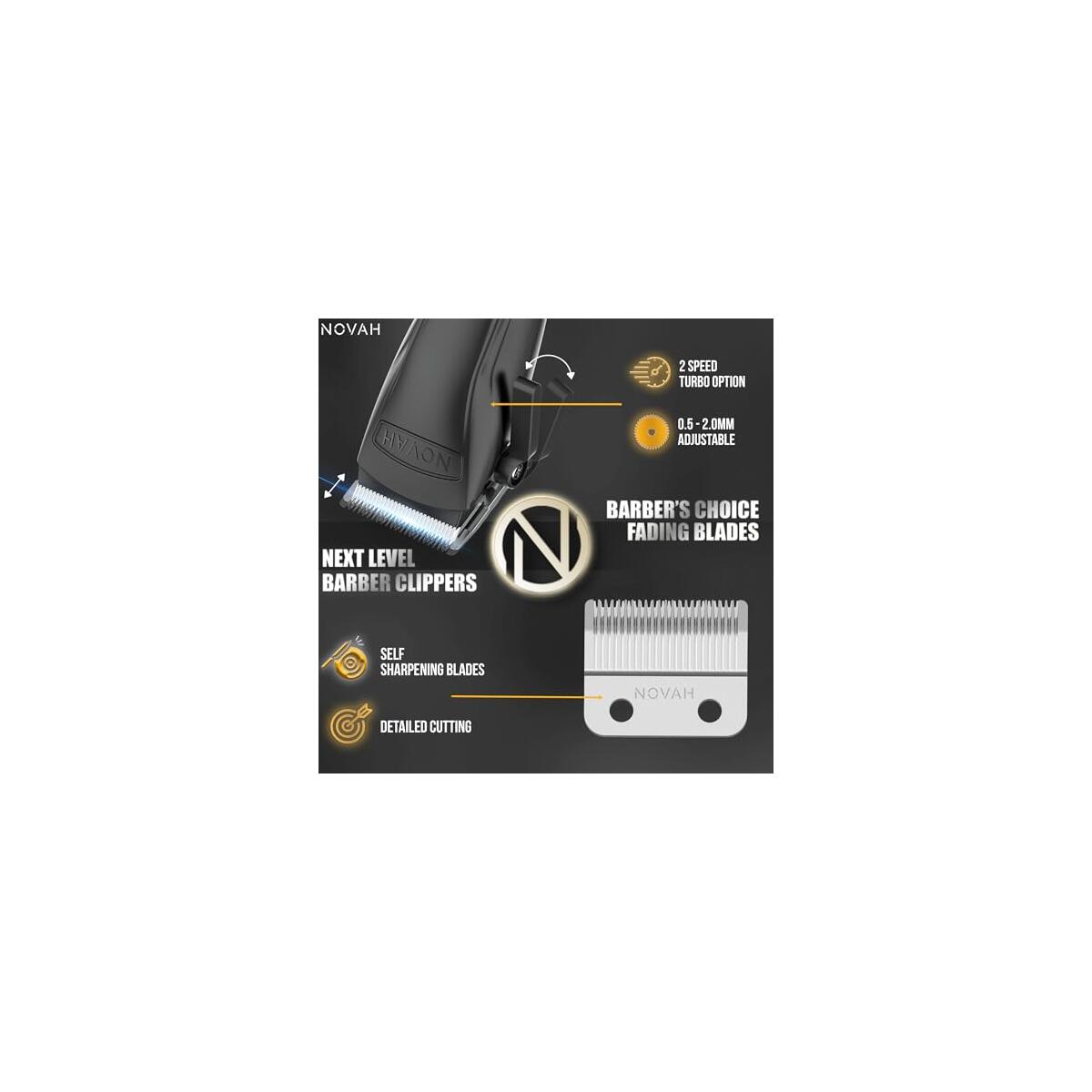Novah Professional Hair Clippers Coupon - RebateKey