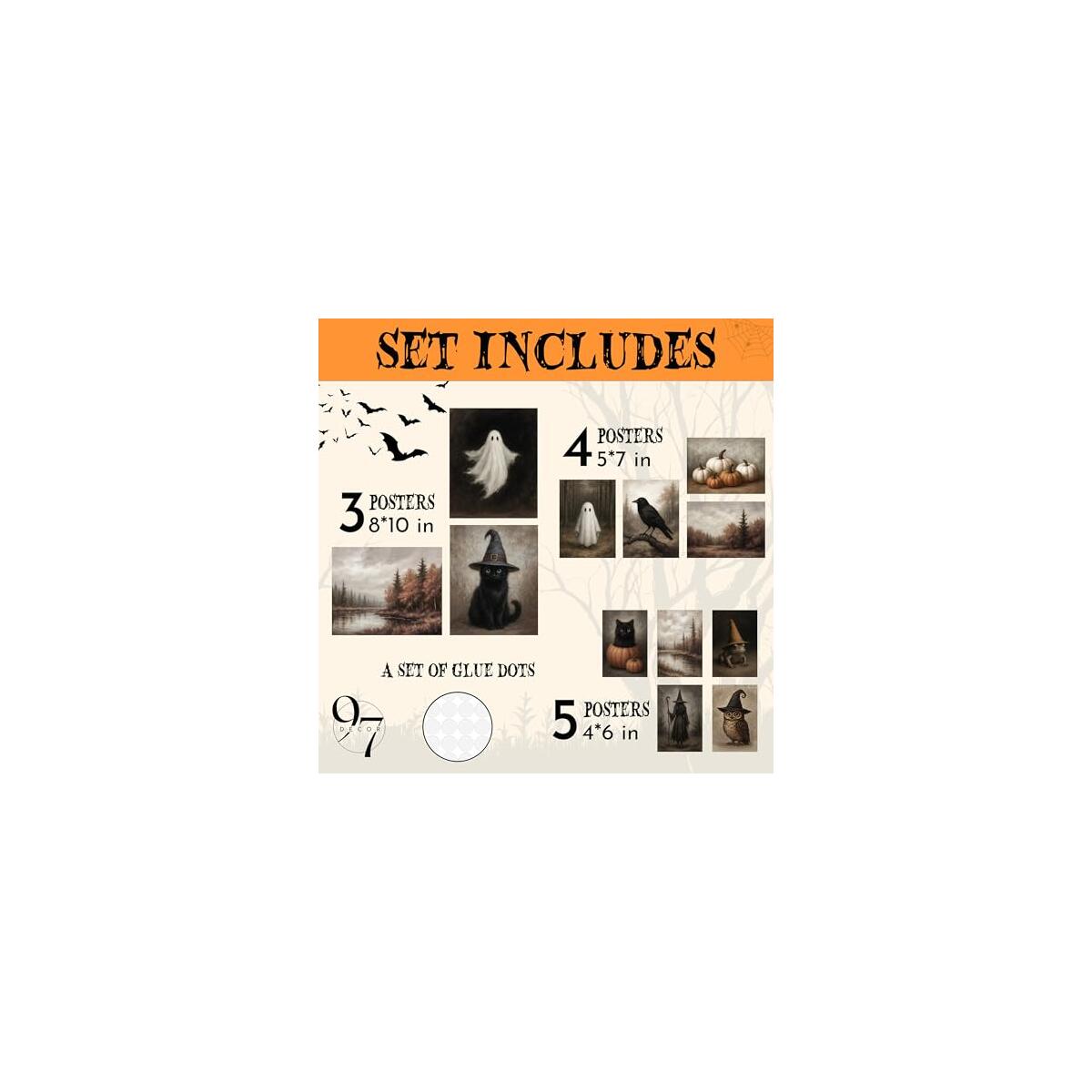 97 Decor Vintage Halloween Wall Art Prints Ghost Coupons - RebateKey