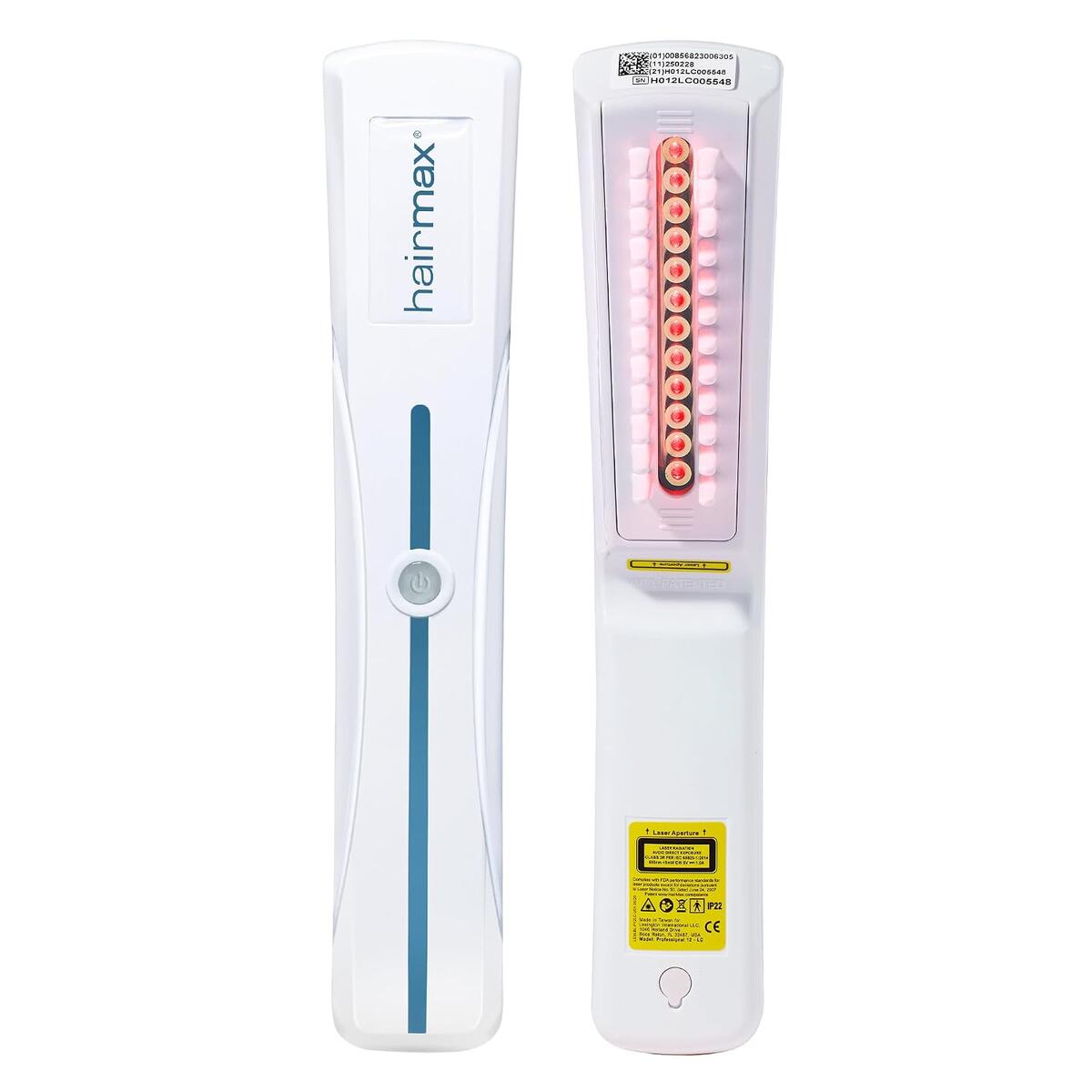 Hairmax Pro 12 (FDA Cleared) Cordless Laser Comb Hair Regrowth Treatment Device for Men & Women (Blue)
