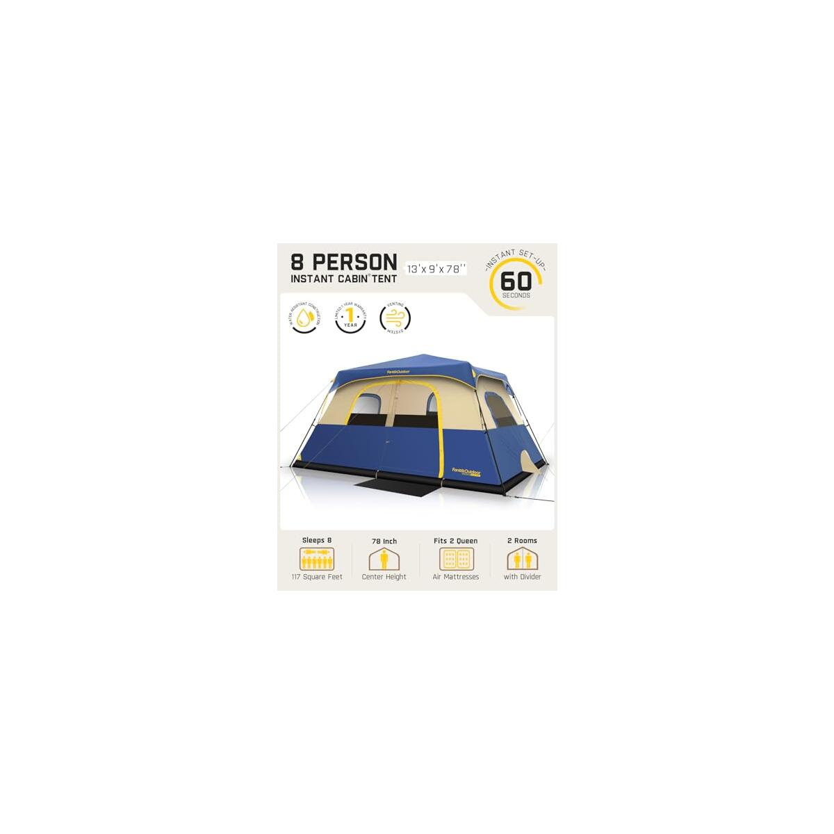 Camping Tent 4 6 8 10 Person Coupon - RebateKey