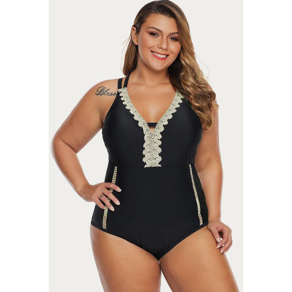 V Neck Cutout Tankini Deal - RebateKey