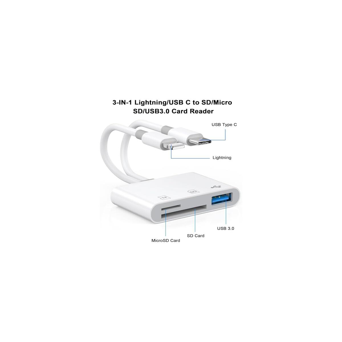 Dual Port Sd Card Adapter For Iphone Deal - RebateKey