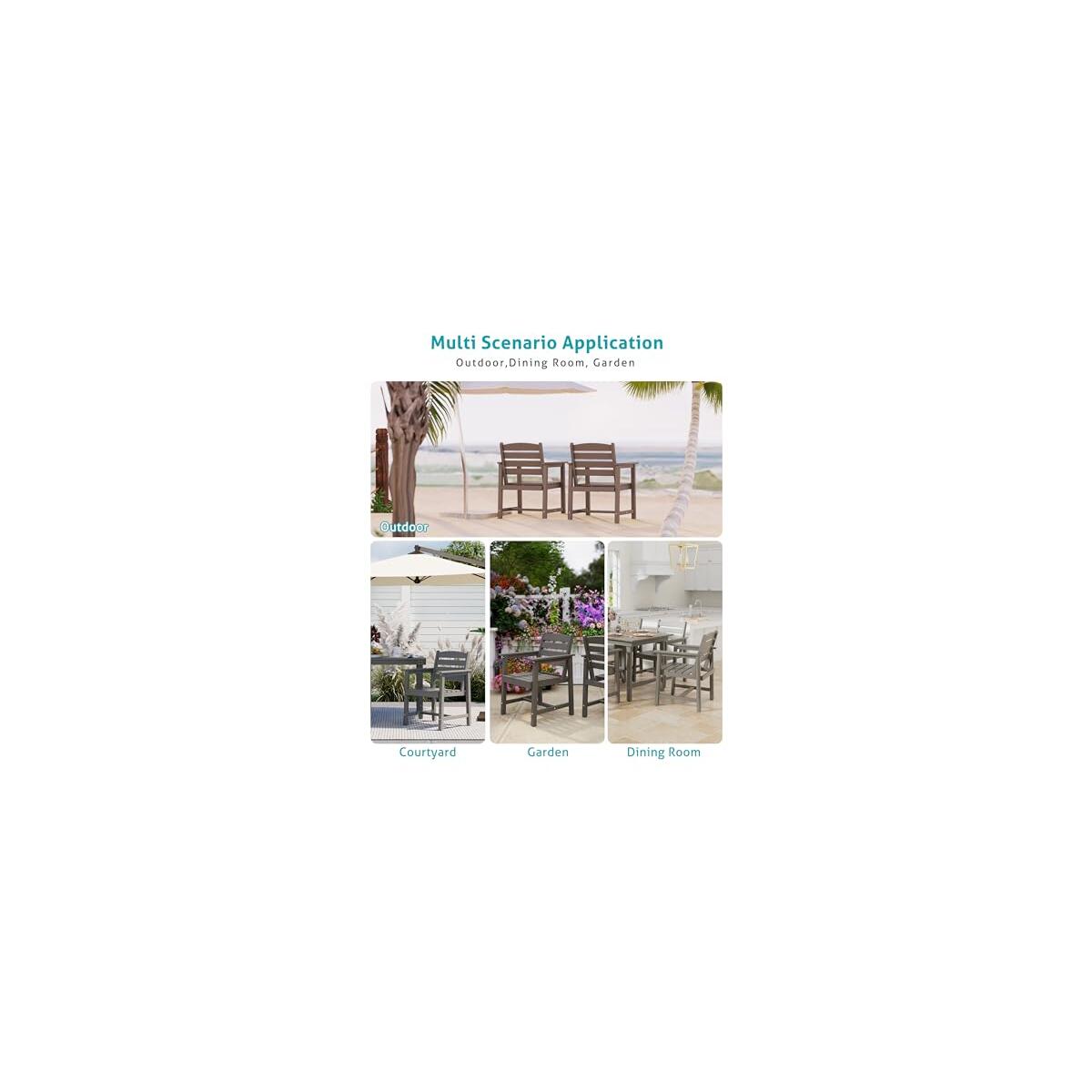 Anbuy Patio Hdpe Dining Table Sets Patio Dining Coupon - RebateKey