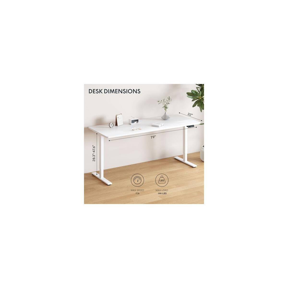 79 X 32 Inch Dual Motor Standing Desk Coupons - RebateKey
