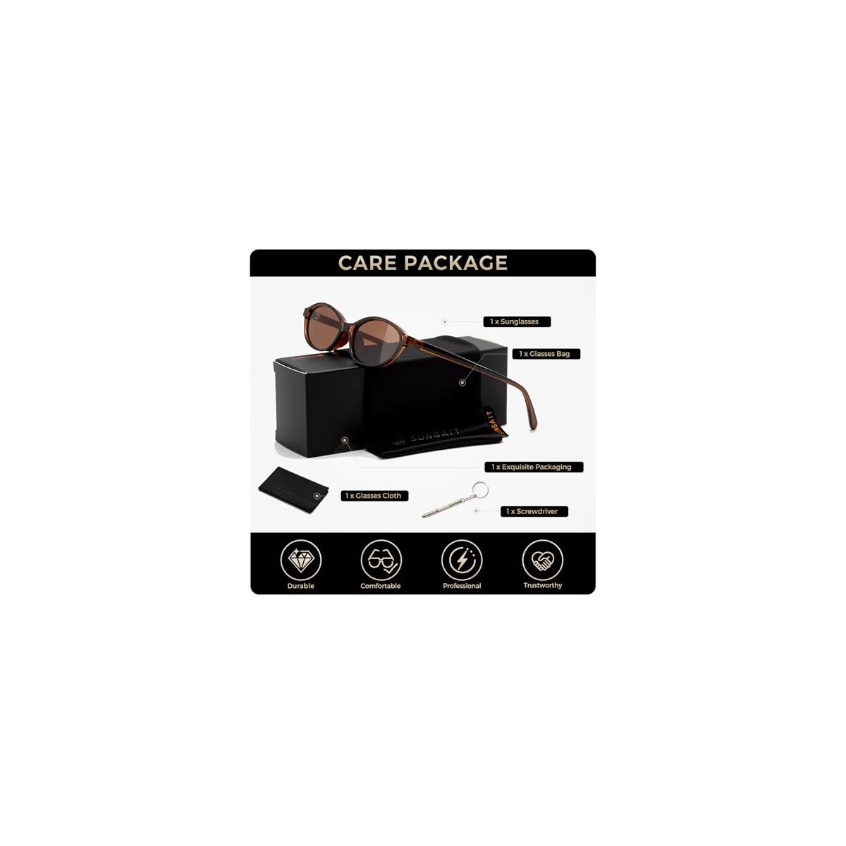 Omens Retro Oval Sunglasses Chic Deal - RebateKey
