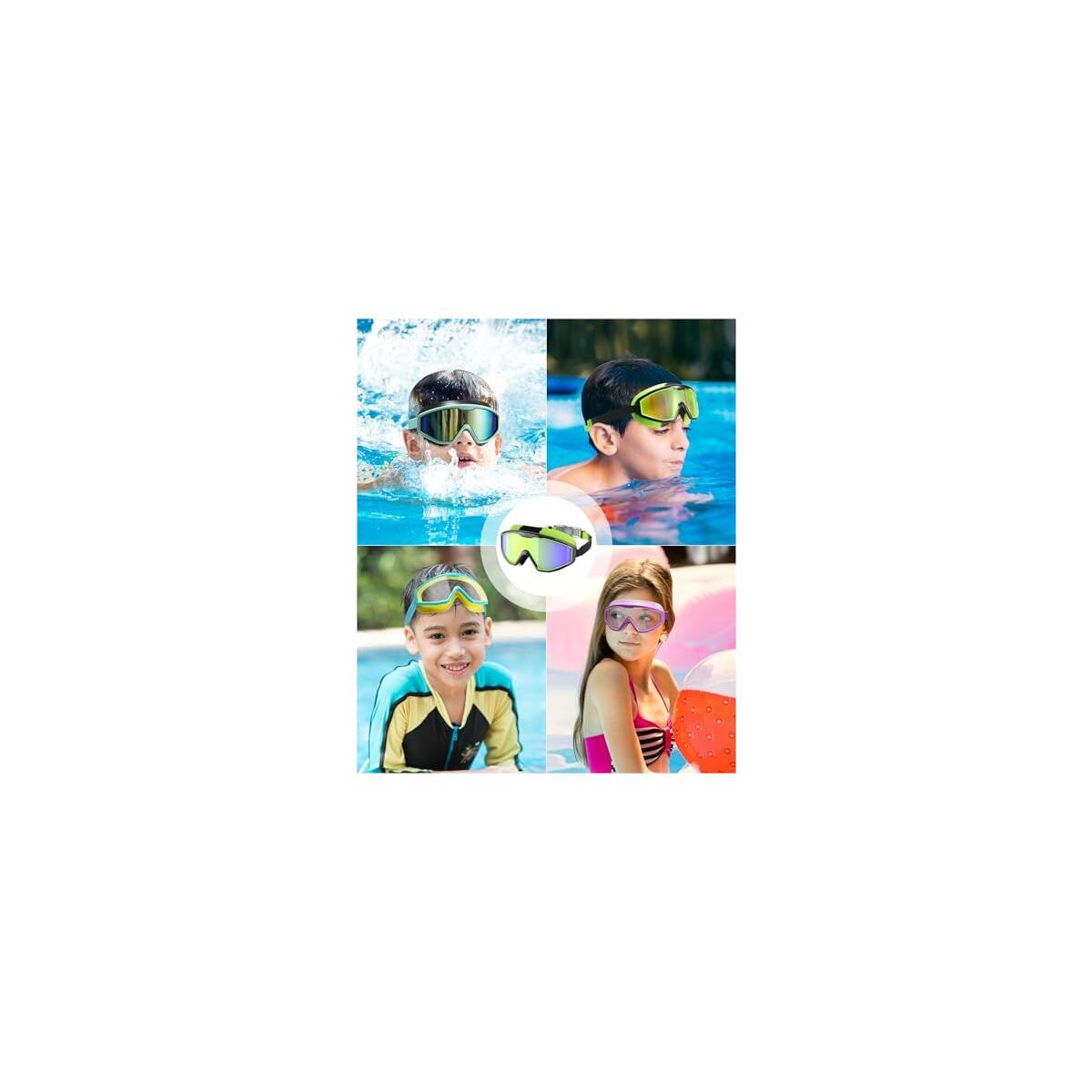 Nssiw Swim Goggles Swimming Kids Goggles Anti Fog Deal - RebateKey