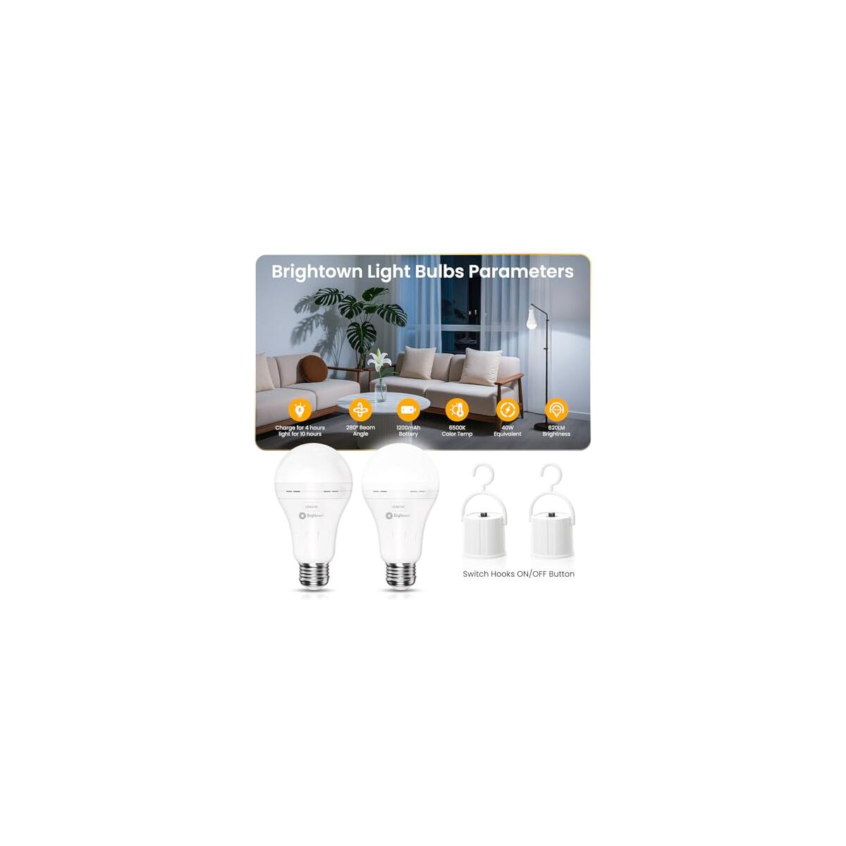 A70 Rechargeable Emergency Light Bulbs Promo Codes - RebateKey