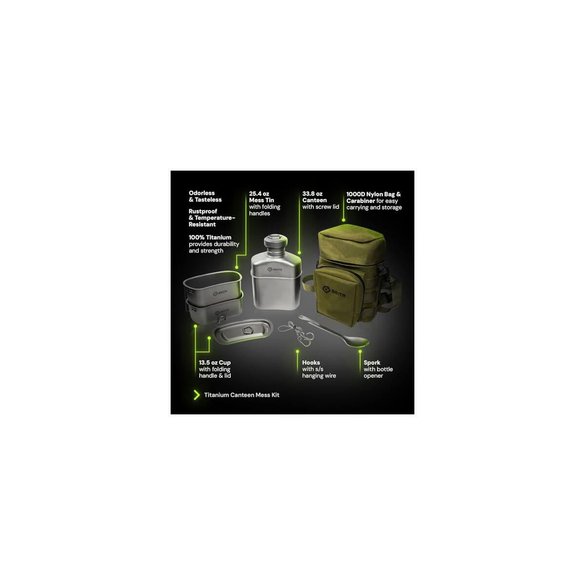 Gritr Titanium Canteen Mess Coupons - RebateKey