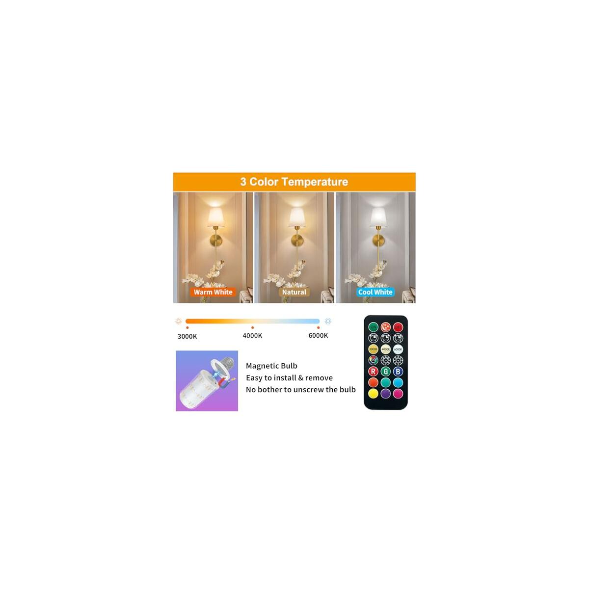 Battery Operated Wall Sconces Set Promo Code - RebateKey